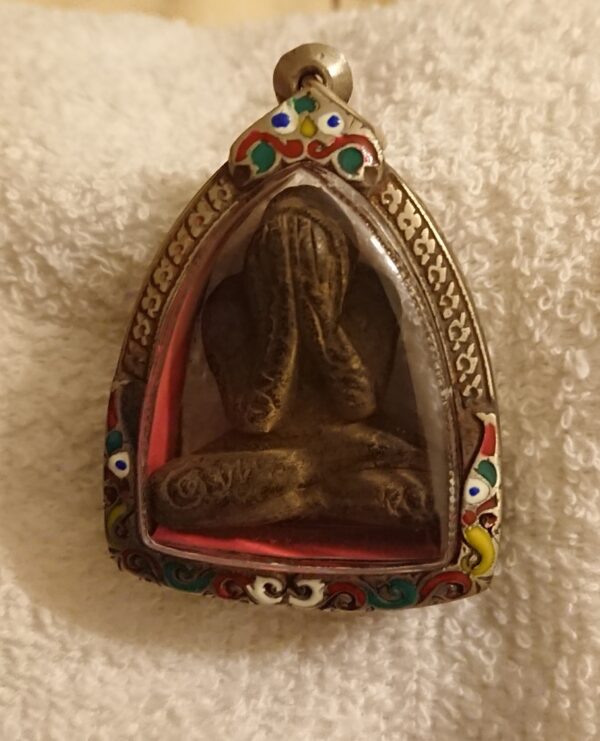 Phra PIDDA / PIDTAA. Lp Khron Tok Raja. Hand made. 65 years. - Image 3