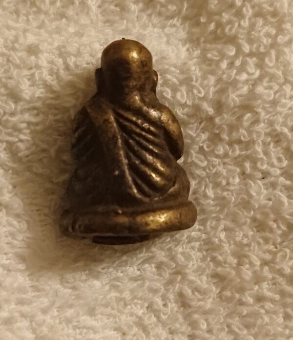 Antique buddha. LP Ngern. 100 years old. - Image 3