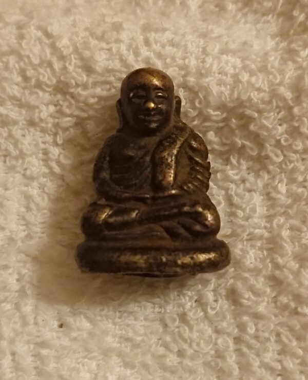 Antique buddha. LP Ngern. 100 years old.