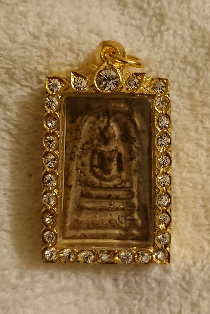 Buddha / Budda. Phra SOMDEJ. Antic with relics.