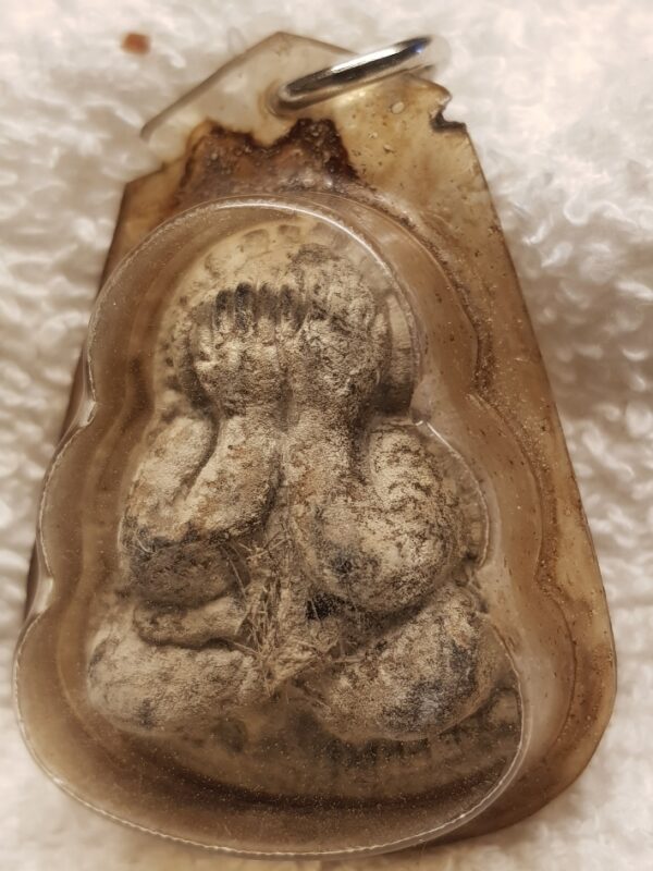 Buddha / Budda. LP TIM Pidta.  holy hair and embed stones - Image 3