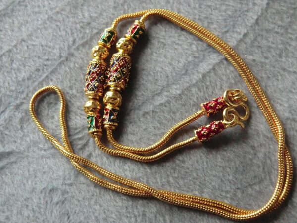 Buddha / Budda - necklace. 22K micron gold. - Image 3