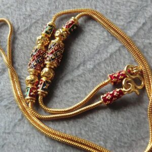 Buddha / Budda – necklace. 22K micron gold.