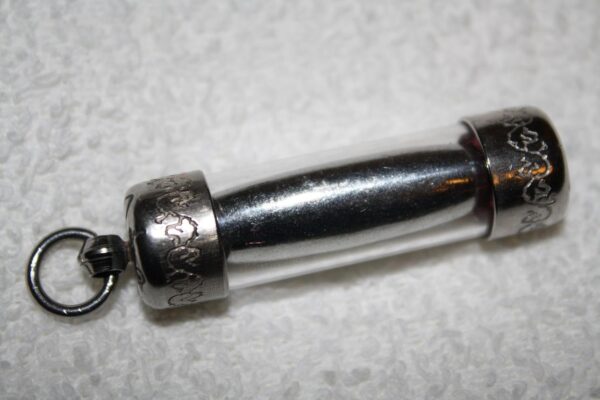 Buddha / Budda. Powerful leklai silver Takrot. - Image 2