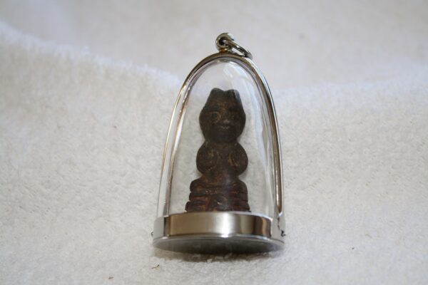 Buddha / Budda. Kuman Thong - 80 year. LP Tae. - Image 2