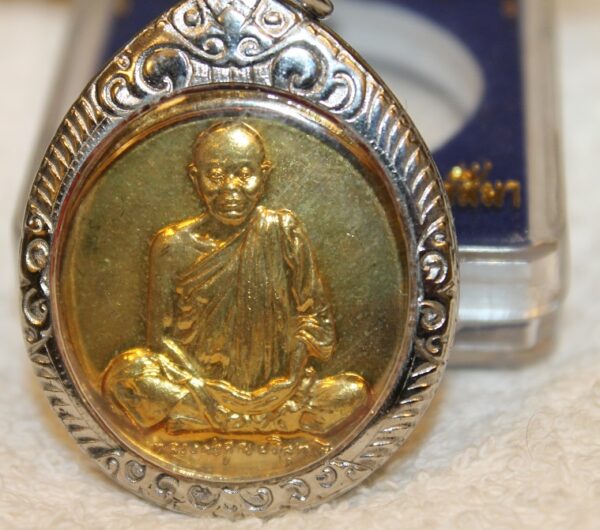 Buddha / Budda. LP Koon coin. Lucky amulet. - Image 3