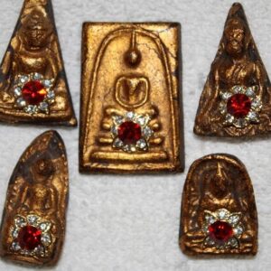 Set of 5 amulets / buddha – Benjapakee. Year 2398- 2411.