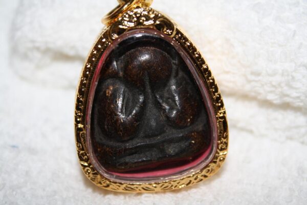 Phra PIDTA Lp Kaew with holy takrut. 138 years. Super rare!