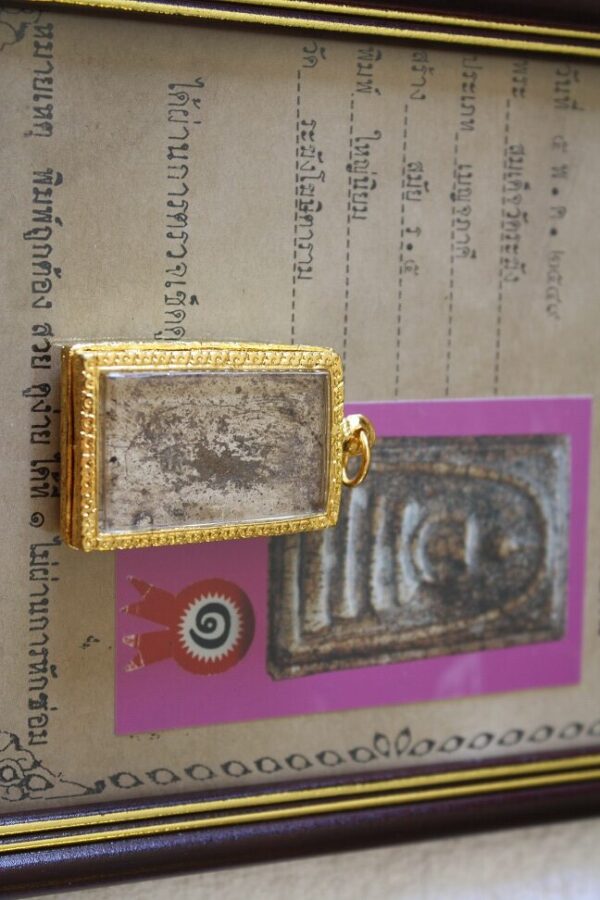 Phra SOMDEJ Wat Rakang. 140 Year old. Certificate! - Image 4