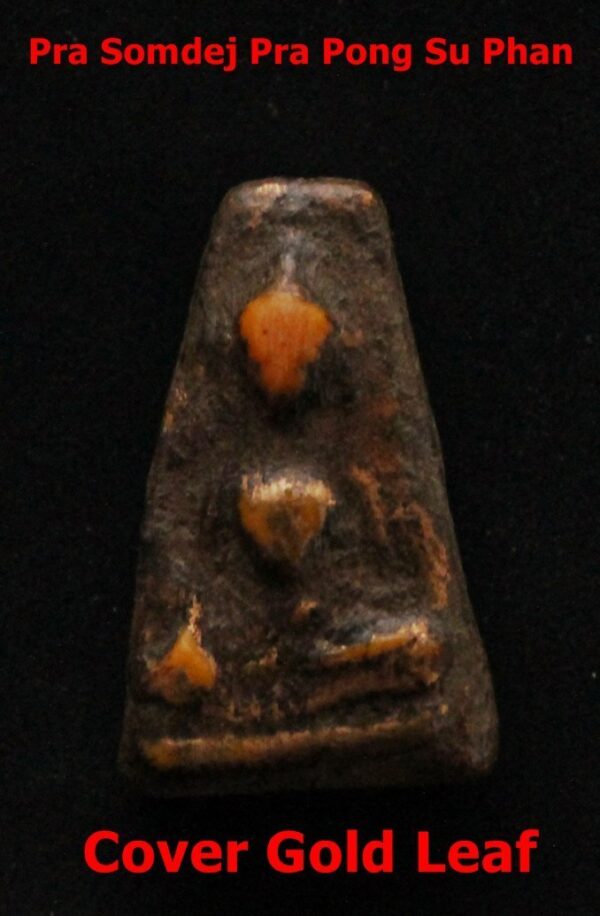 PHRA PONG SUPAN. 144 year. Gold film and pearl plate. - Image 2