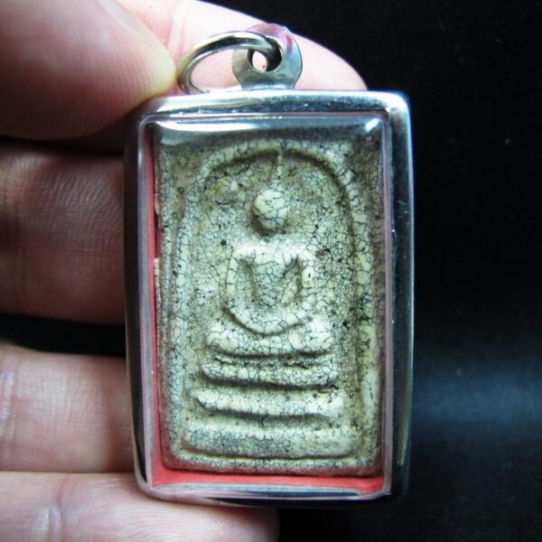 Antique Phra SOMDEJ Toh Wat Rakang -  B.E 2410 - 145 years old. - Image 3